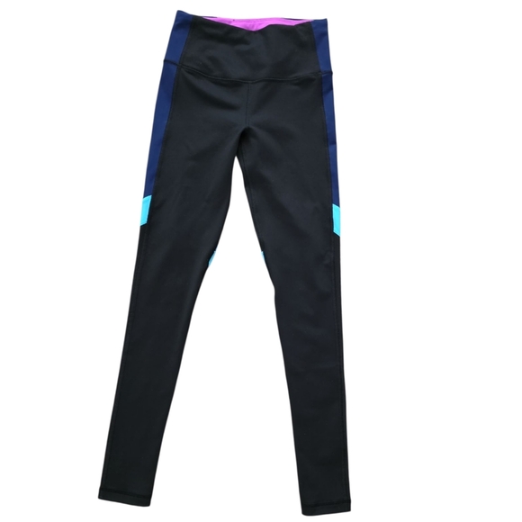 Victoria's Secret Pants - Colorblock Leggings PINK XS Black Victoria's Secret